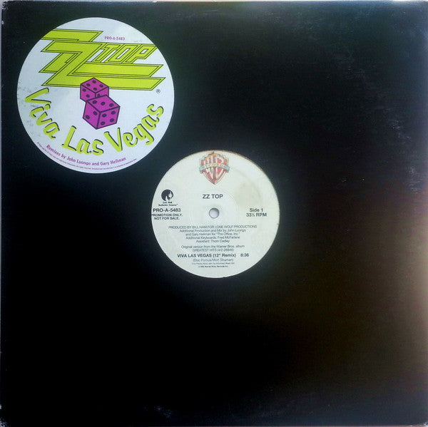 ZZ Top : Viva Las Vegas (12", Promo)