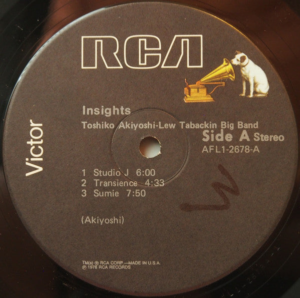 Toshiko Akiyoshi-Lew Tabackin Big Band : Insights (LP, Album)