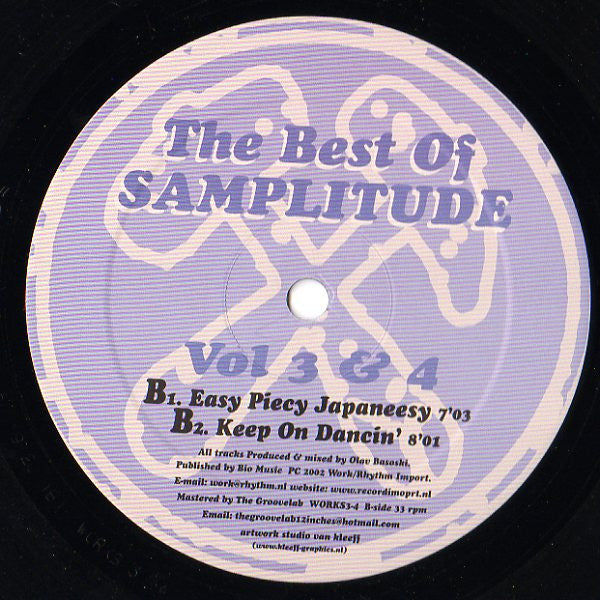 Olav Basoski : Best Of Samplitude (Vol. 3 - 4) (12")