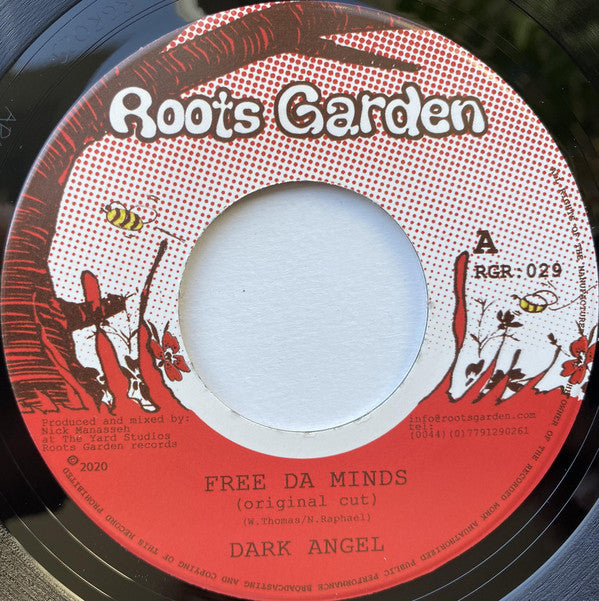 Dark Angel (7) & Manasseh : Free Da Minds (original cut) (7", Single)