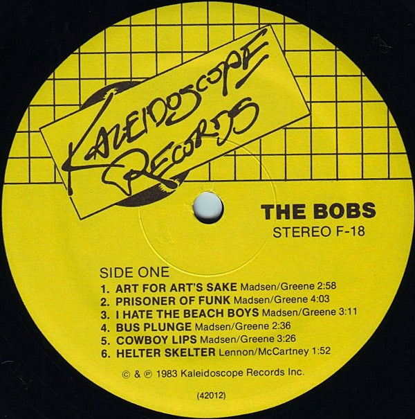 The Bobs : The Bobs (LP, Album)
