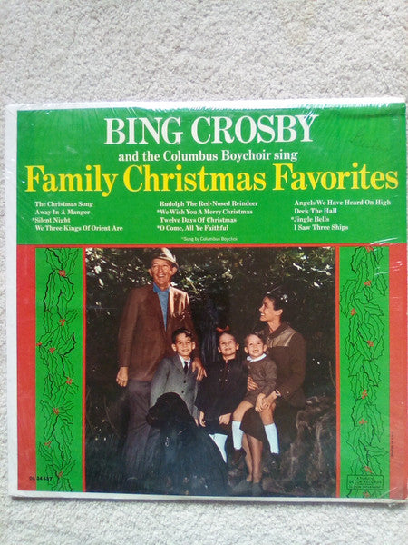 Bing Crosby And The Columbus Boychoir : Bing Crosby And The Columbus Boychoir Sing Family Christmas Favorites (LP, Comp, Mono, Ltd)