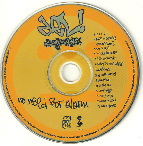Del! The Funky Homosapien* : No Need For Alarm (CD, Album)