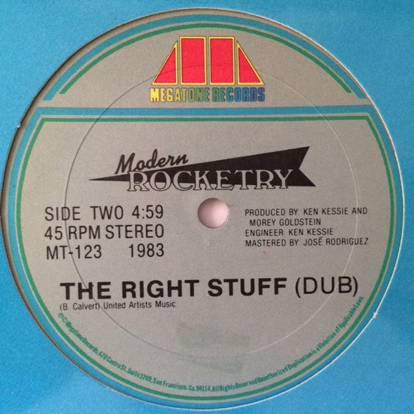 Modern Rocketry : The Right Stuff (12")