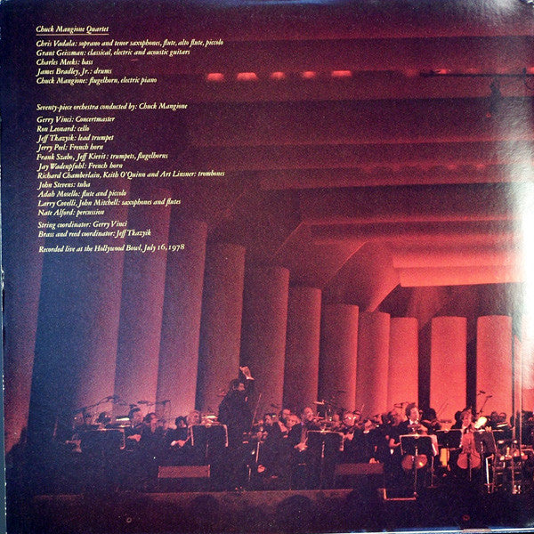 Chuck Mangione With The Chuck Mangione Quartet : An Evening Of Magic Live At The Hollywood Bowl (2xLP, Album, San)