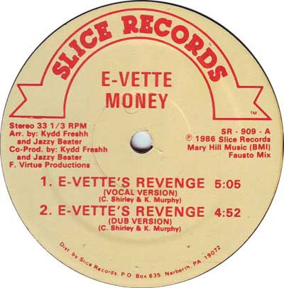 E-Vette Money : E-Vette's Revenge (12")