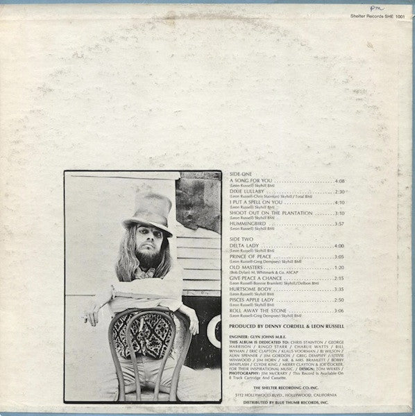 Leon Russell : Leon Russell (LP, Album, Ter)