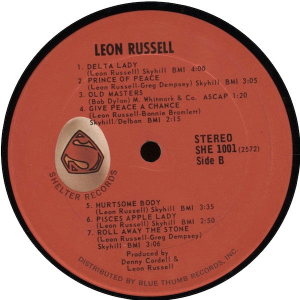 Leon Russell : Leon Russell (LP, Album, Ter)