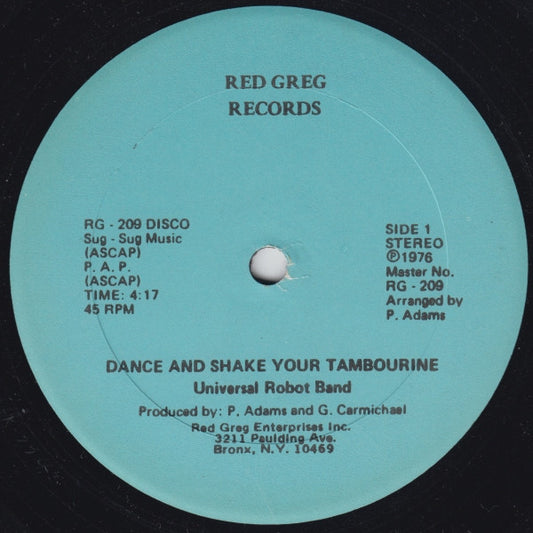 The Universal Robot Band : Dance And Shake Your Tambourine (12")