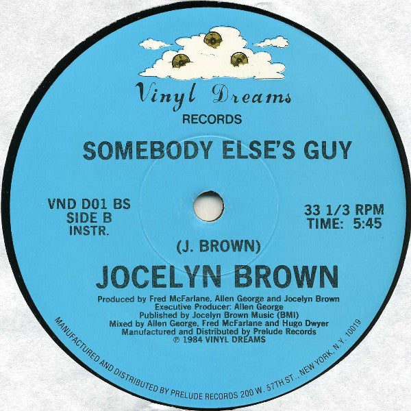 Jocelyn Brown : Somebody Else's Guy (12")