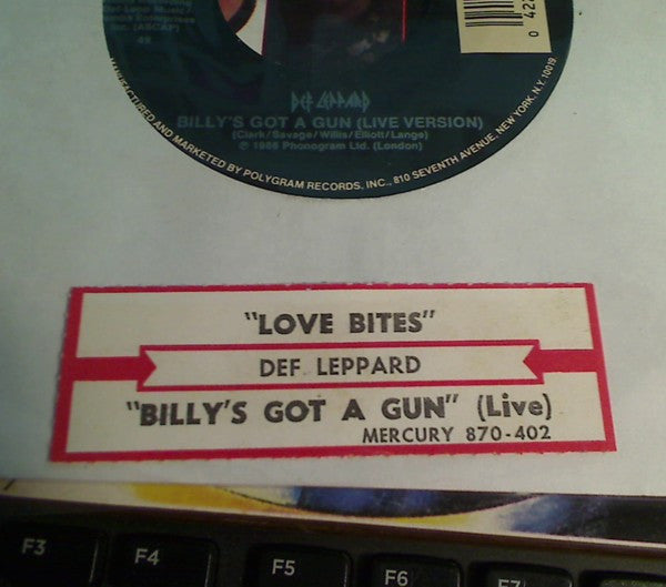 Def Leppard : Love Bites (7", Single)