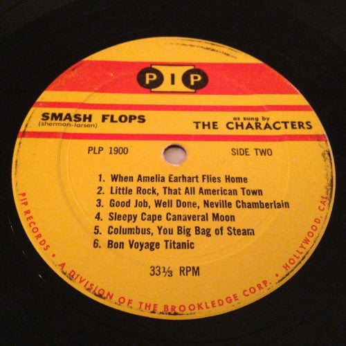 The Characters (3) : Smash Flops (LP)