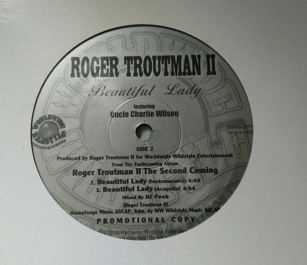 Roger Troutman II : Beautiful Lady (12", Promo)