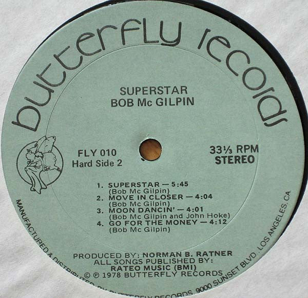 Bob Mc Gilpin* : Superstar (LP, Album, Gat)