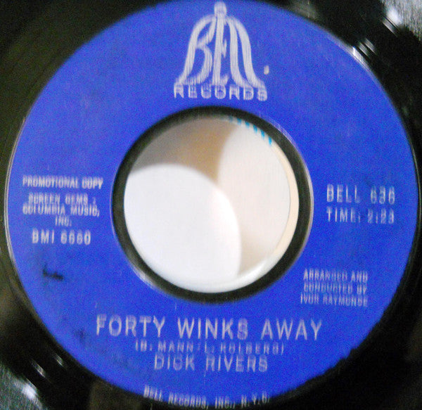 Dick Rivers : In Your Shoes / Forty Winks Away (7", Single, Promo)