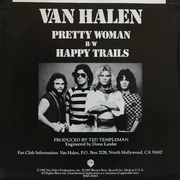 Van Halen : Pretty Woman (7", Single, Spe)