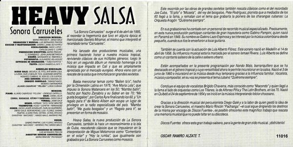 Sonora Carruseles : Heavy Salsa (CD, Album)