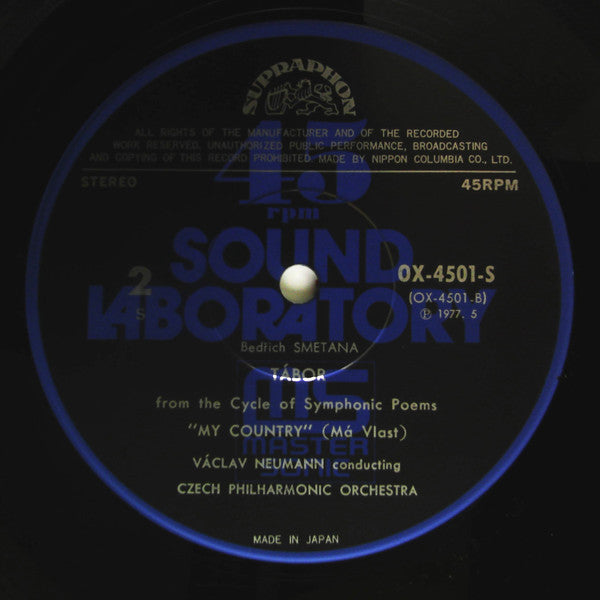 Václav Neumann Conducting Czech Philharmonic Orchestra*, Bedřich Smetana : Moldau / Tábor (12")