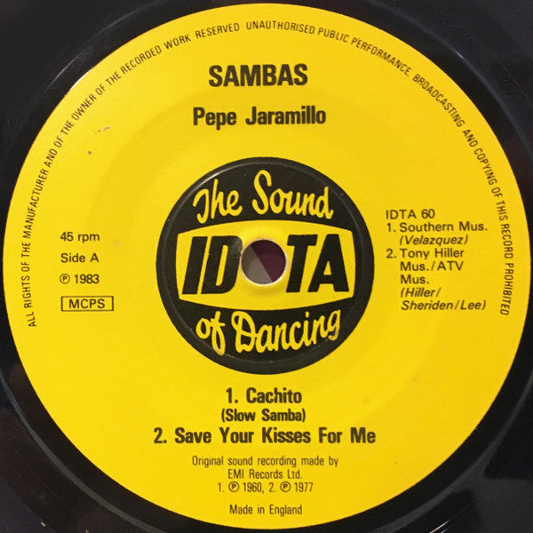 Pepe Jaramillo : Sambas / Rambas (7")