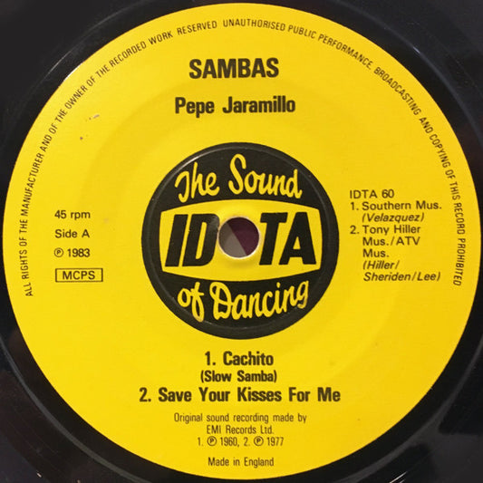Pepe Jaramillo : Sambas / Rambas (7")