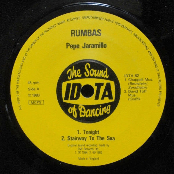 Pepe Jaramillo : Rambas / Cha Cha Chas (7")