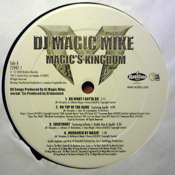 DJ Magic Mike : Magic's Kingdom (2xLP, Album)