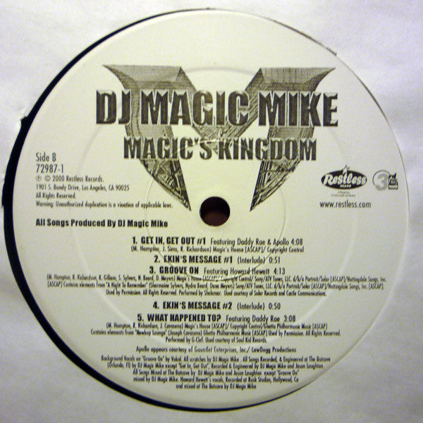 DJ Magic Mike : Magic's Kingdom (2xLP, Album)