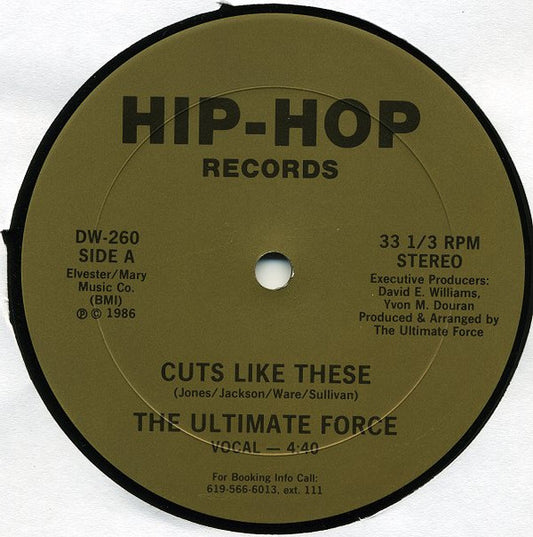 The Ultimate Force : Cuts Like These (12")