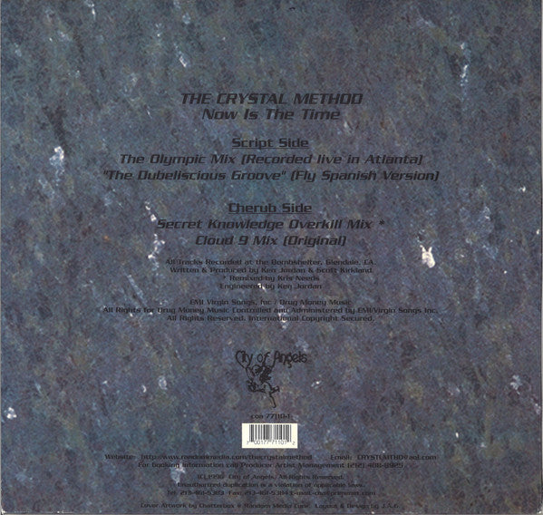 The Crystal Method : Now Is The Time (12")