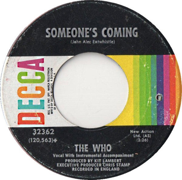 The Who : Magic Bus (7", Single, RE, RP, Glo)