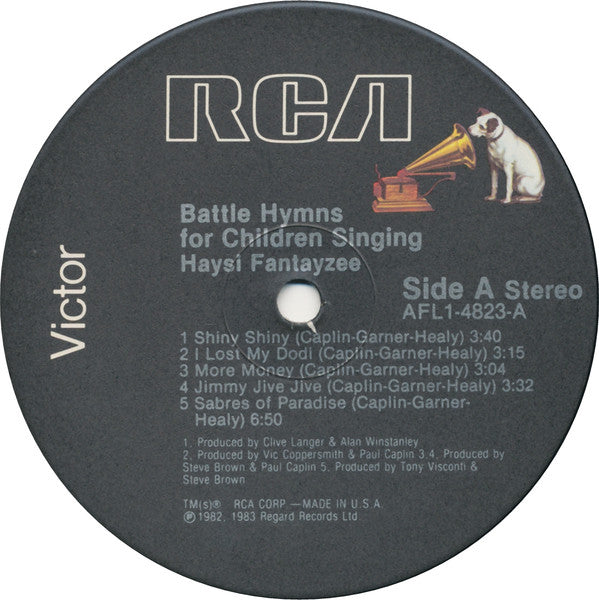 Haysi Fantayzee : Battle Hymns For Children Singing (LP, Album)