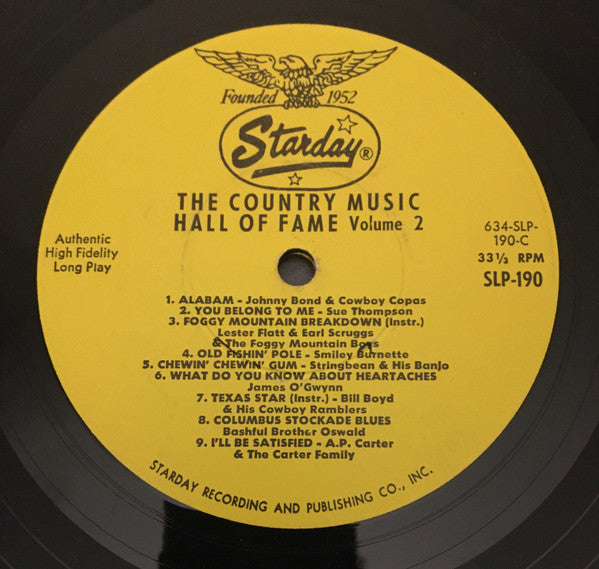 Various : The Country Music Hall Of Fame - Volume II (2xLP, Comp, RE, Gat)