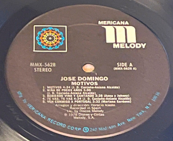 José Domingo* : Motivos (LP)