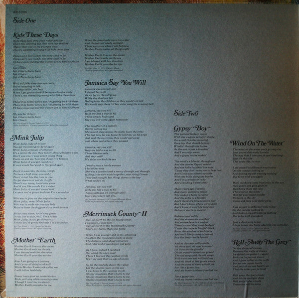 Tom Rush : Merrimack County (LP, Album, Ter)