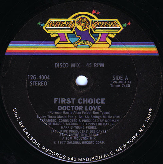 First Choice : Doctor Love (12")