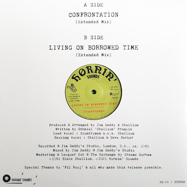 Country Man : Confrontation (12", Ltd, RE)