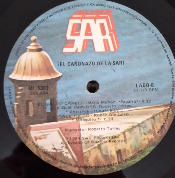 Various : El Cañonazo De La SAR! (LP, Comp)