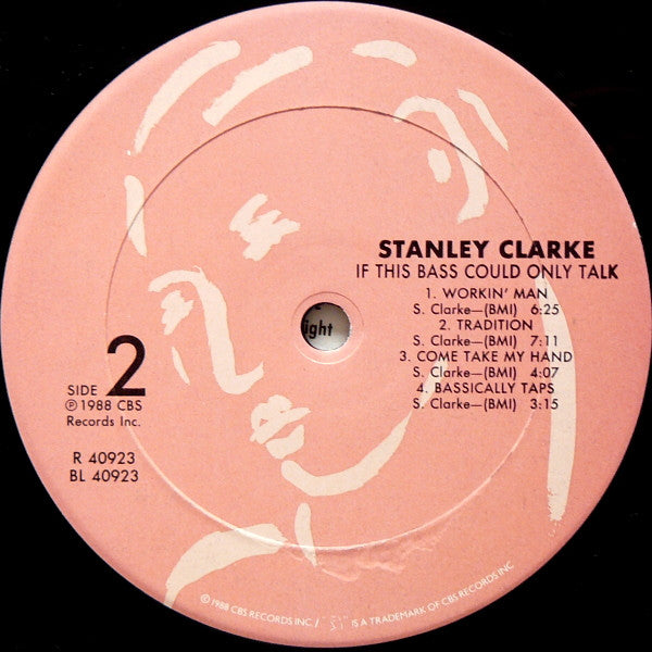 Stanley Clarke : If This Bass Could Only Talk (LP, Album, Car)