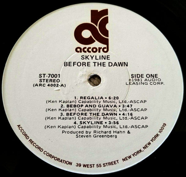 Skyline (16) : Before The Dawn (LP)