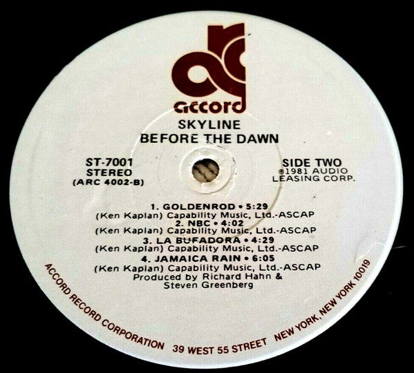 Skyline (16) : Before The Dawn (LP)