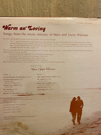 Marv and Joyce Warman : Warm an’ Loving (LP)
