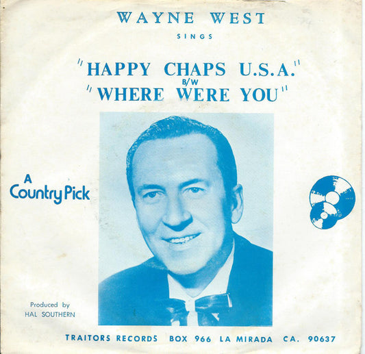 Wayne West (2) : Happy Chaps U.S.A. (7")
