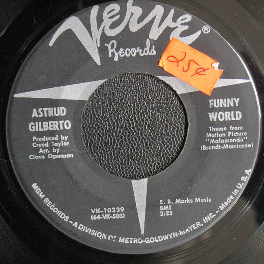 Astrud Gilberto : Funny World / Who Can I Turn To (7")