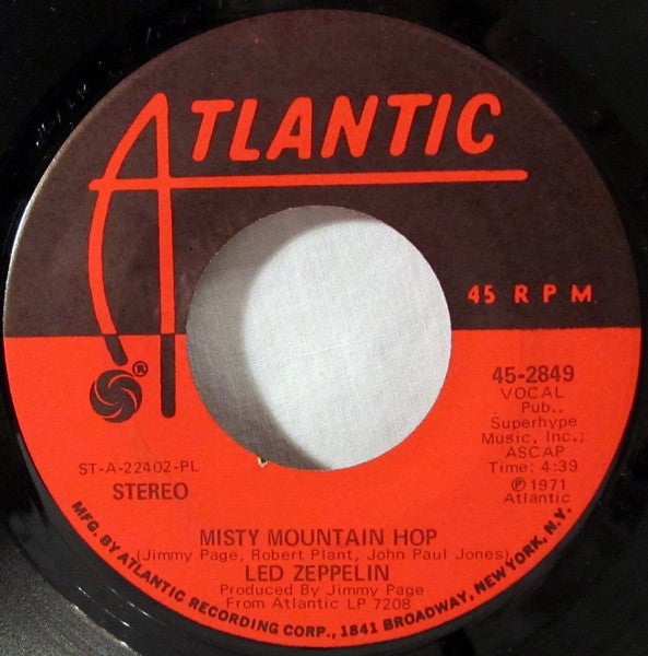 Led Zeppelin : Black Dog (7", Single, PL )