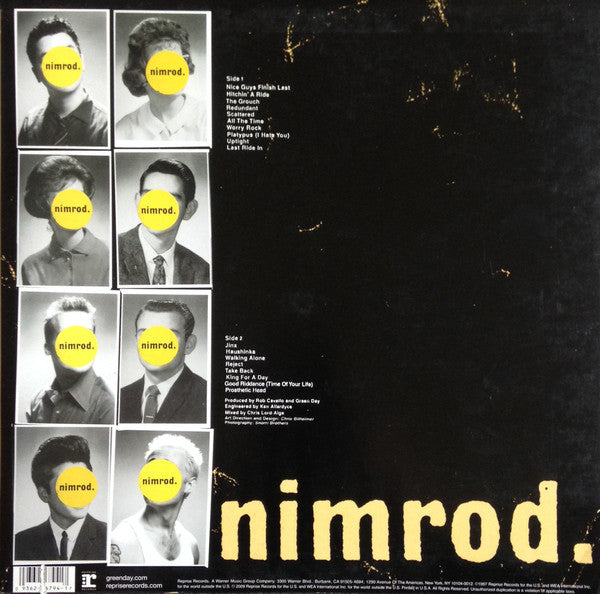 Green Day : Nimrod. (LP, Album, RE)