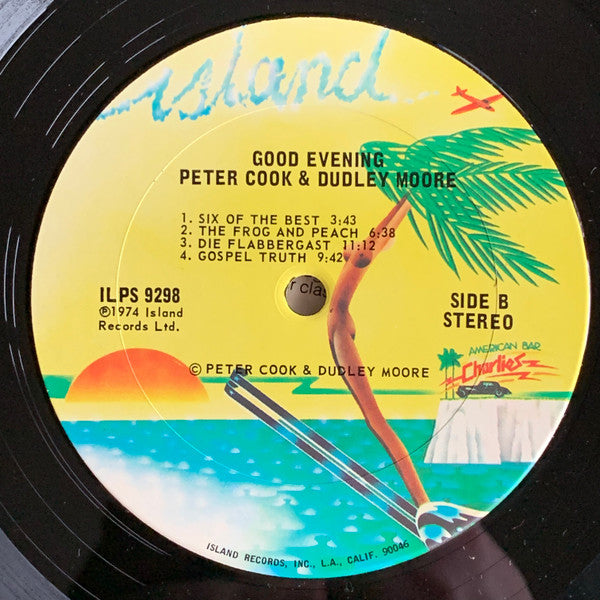 Alexander H. Cohen And Bernard Delfont Present "Good Evening" Original Broadway Cast, Peter Cook & Dudley Moore Directed By Jerry Adler (3) : "Good Evening" (Comedy With Music) (LP, Album, Pit)