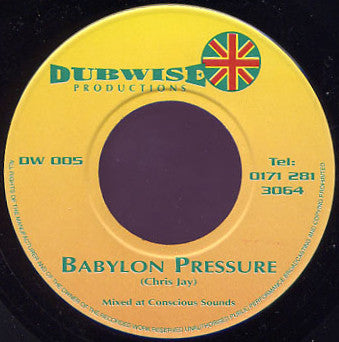 Chris Jay : Babylon Pressure (7")