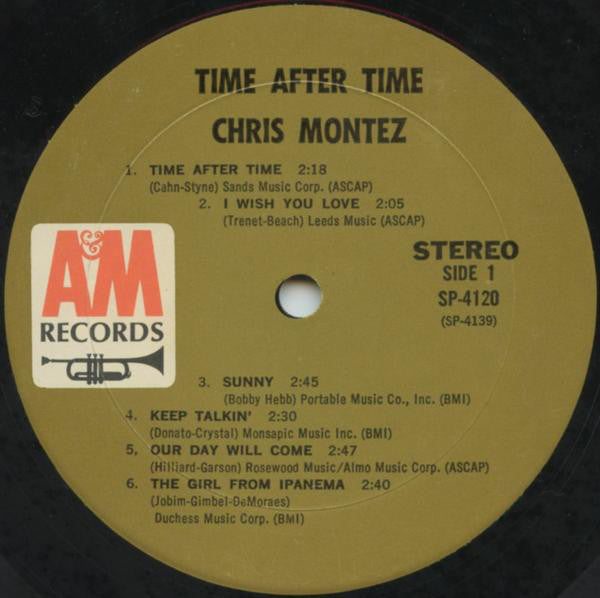 Chris Montez : Time After Time (LP, Album, Mon)