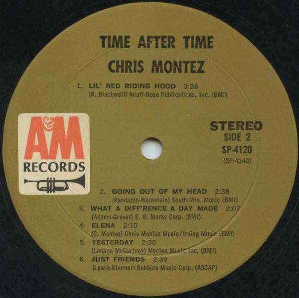 Chris Montez : Time After Time (LP, Album, Mon)