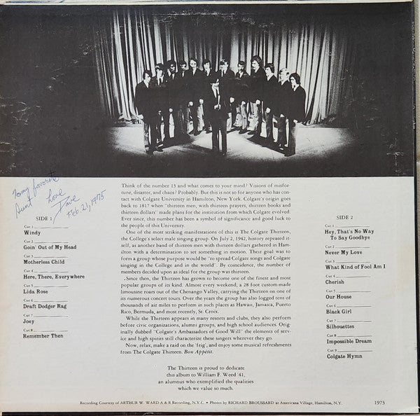 Colgate 13 : Col-Cuts (LP)
